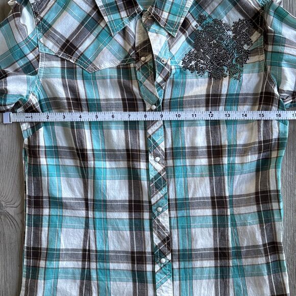 Ariat Cybil Fitted Snap Front Shirt, Size S - Picture 8 of 10